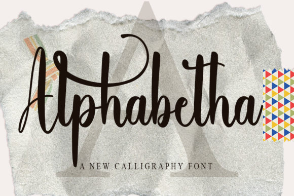 Alphabetha: The Script Handwritten Font for Luxury Branding