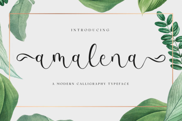 Amalena Typeface: Adding Luxury to Brand Identity