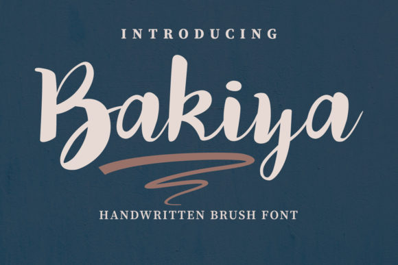 Bakiya Font: A Chic Handwritten Typeface for Modern Web Design