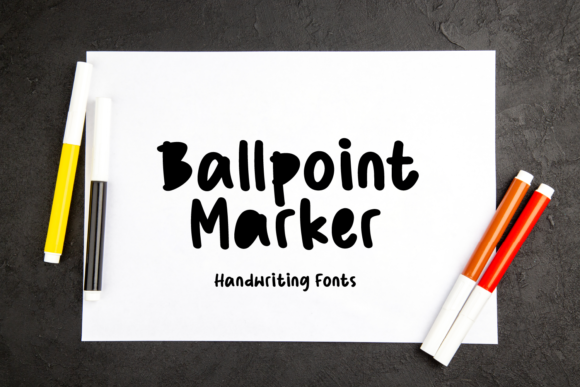 Ballpoint Marker Font for Authentic Small Business Branding
