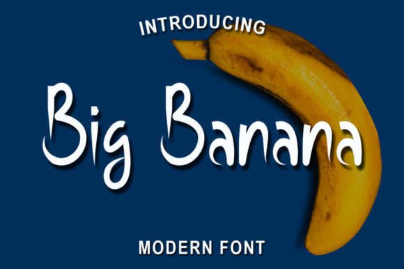 Big Banana: The Playful Script Font for Handmade Brands
