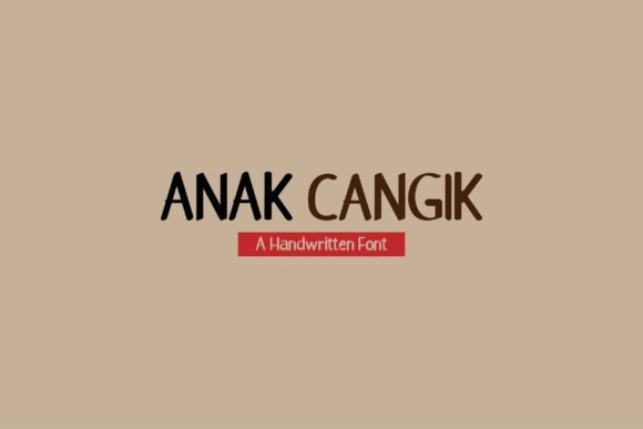 Designing with Anak Cangik: A Cute Script Handwritten Font