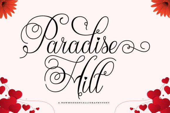 Designing with Paradise Hill: A Modern Script Font for Web