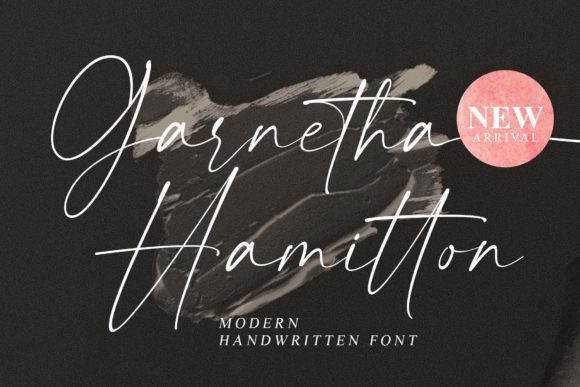 Elevate Your Brand with Garnetha Hamitton Typeface