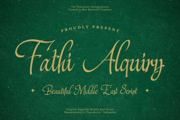 Fathi Alquiry: A Timeless Script Handwritten Font for Branding