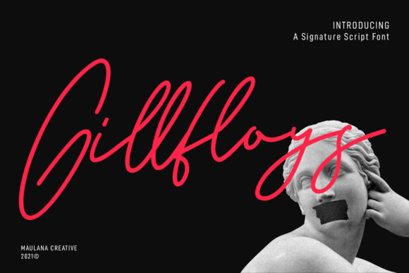 Gillfloys: A Modern Script Typeface for Digital Branding