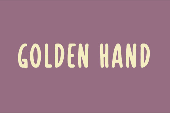 Golden Hand: The Script Font for Scroll-Stopping Content