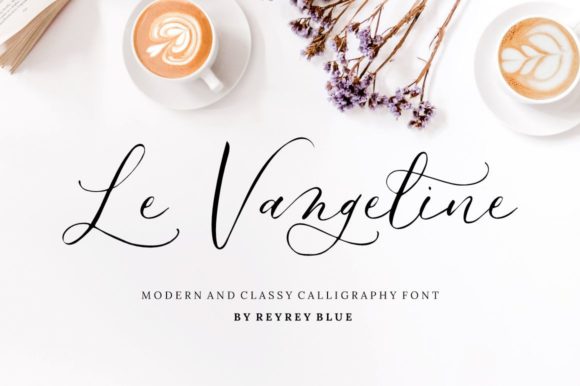 Le Vangeline: The Sweet Script Font for Campaigns