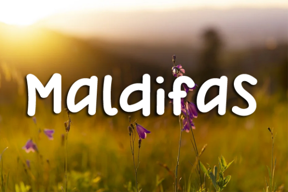 Maldifas: A Playful Script Handwritten Font for Web Design