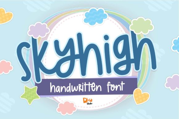 Skyhigh: A Quirky Handwritten Font for Digital Brands