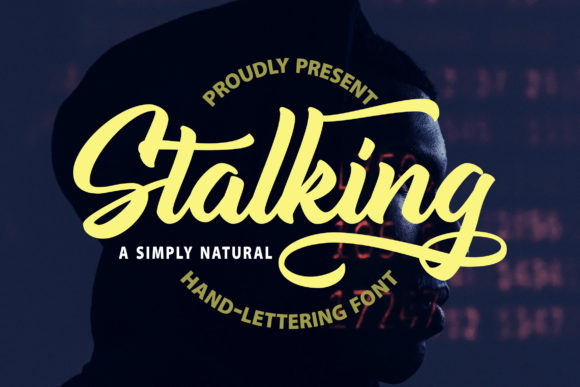 Stalking Font: Bold Script for Editorial Headlines