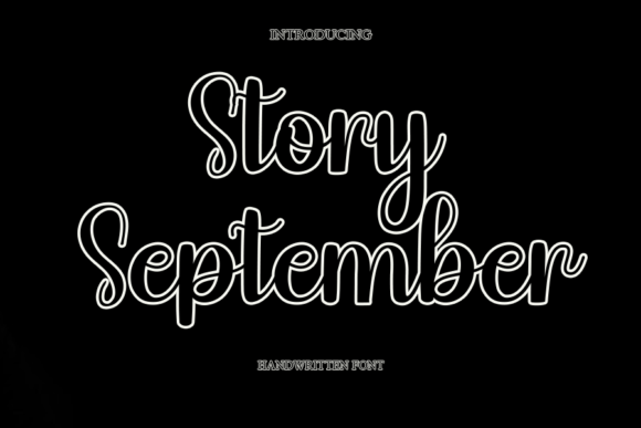 Story September Font: Timeless Script for Branding