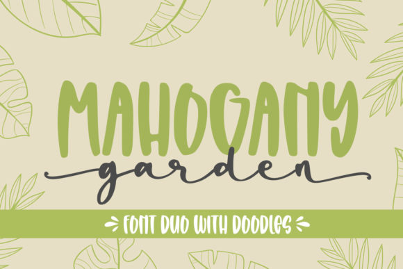 Transform Your Brand with Mahogany Garden Font