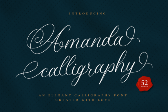 Upgrade Your Brand with Amanda Calligraphy Font