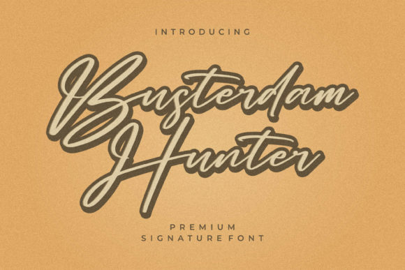 Using Busterdam Hunter for Luxury Brand Identity