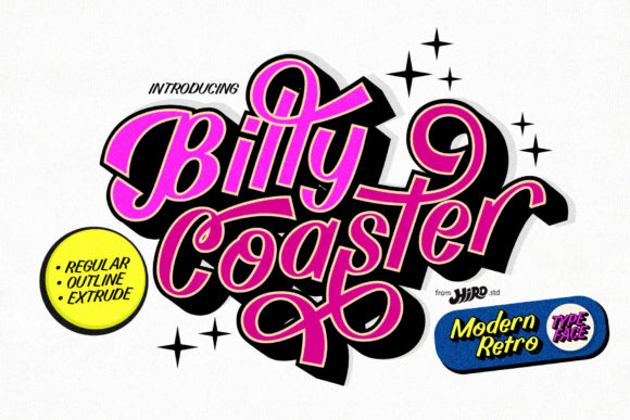 Why Billy Coaster is the Perfect Font for Retro Branding