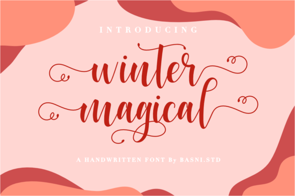 Winter Magical Typeface for Elegant Small Business Branding