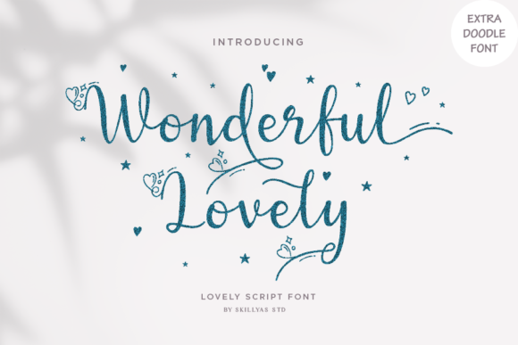 Wonderful Lovely Typeface for Elegant Campaigns
